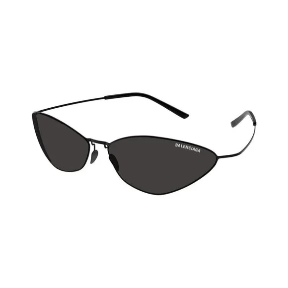 NWT BALENCIAGA SUNGLASSES BB0387S Balenciaga Geometric Sunglasses 001 Black - eye-oo.com main image 4